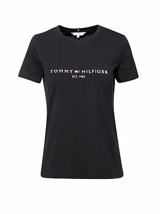 TOMMY HILFIGER | T-shirt coupe régulière | schwarz